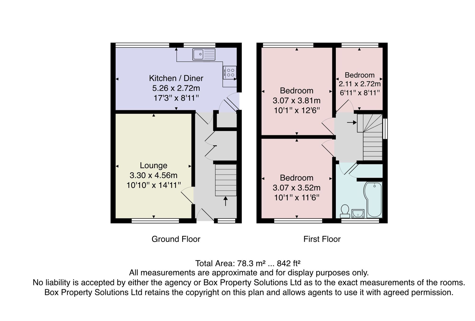 42 Hookstone Way, Harrogate floorplan