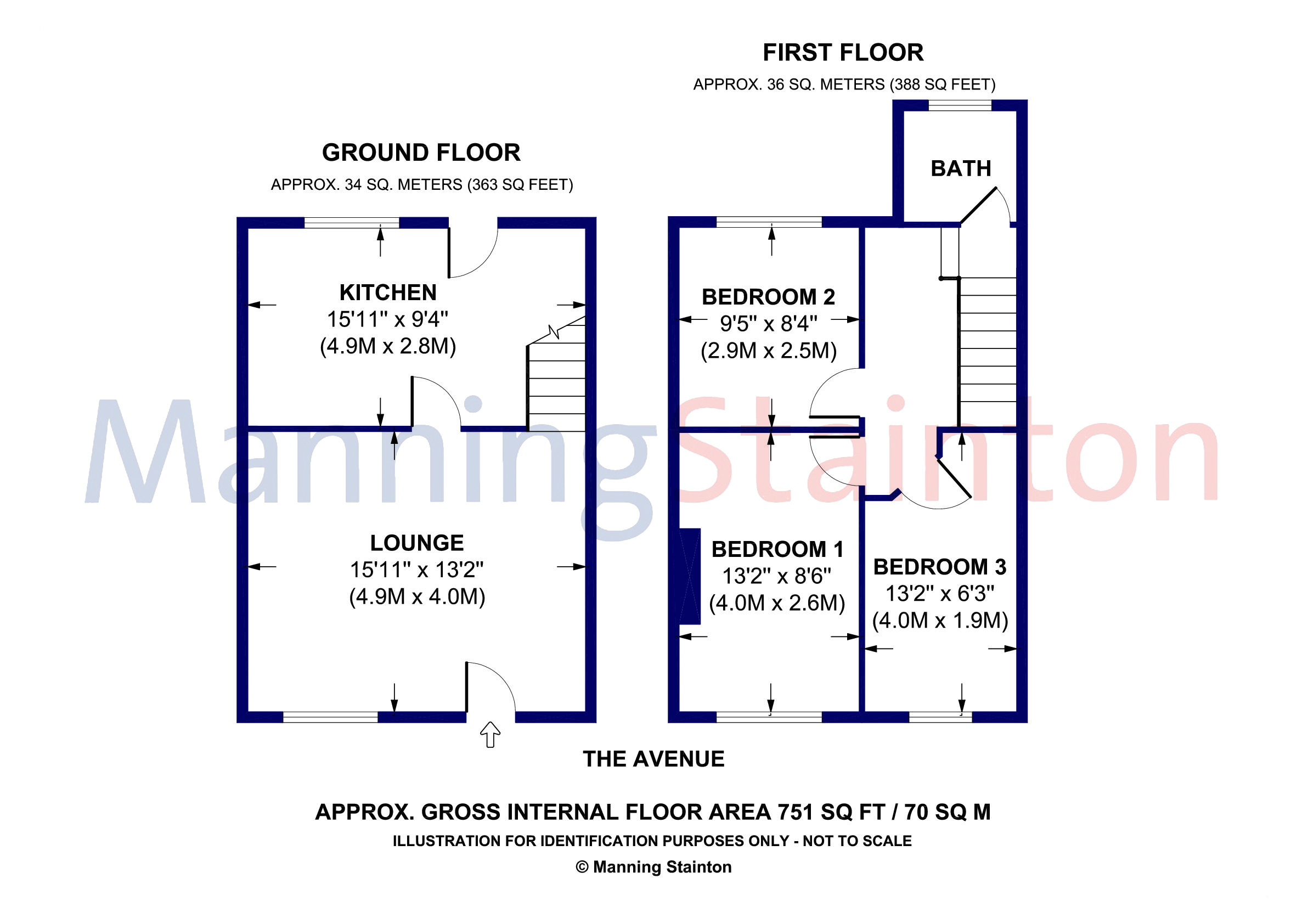 3 bed terraced house to rent in The Avenue, Harewood, Leeds, West
