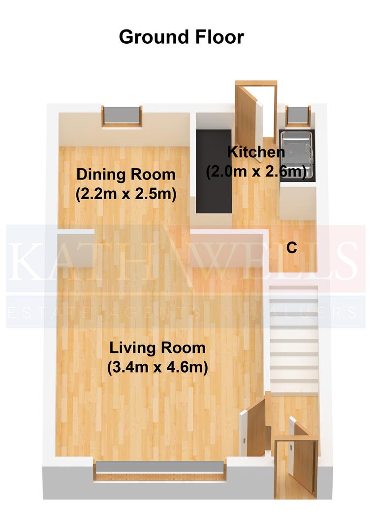 93, Somerdale Close, Leeds floorplan