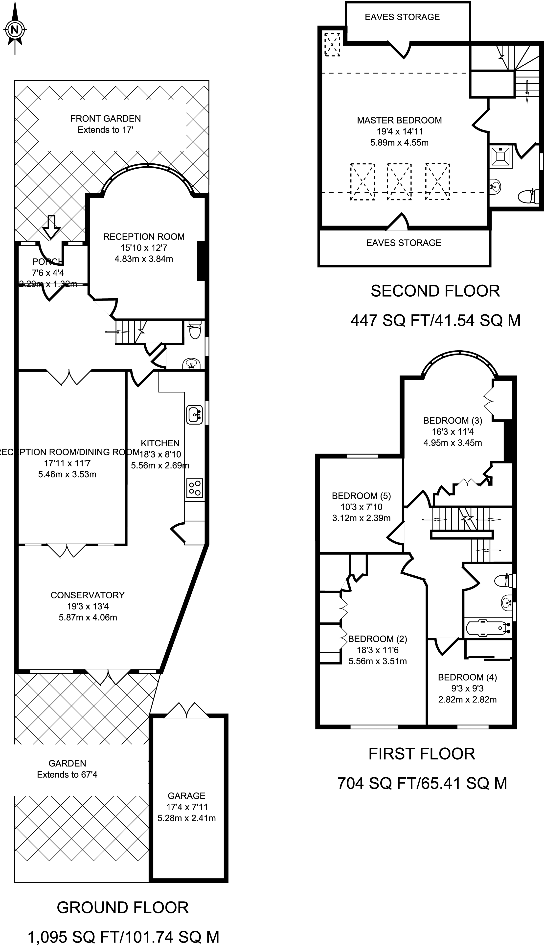5 Bedrooms  to rent in Cranley Gardens, Muswell Hill N10