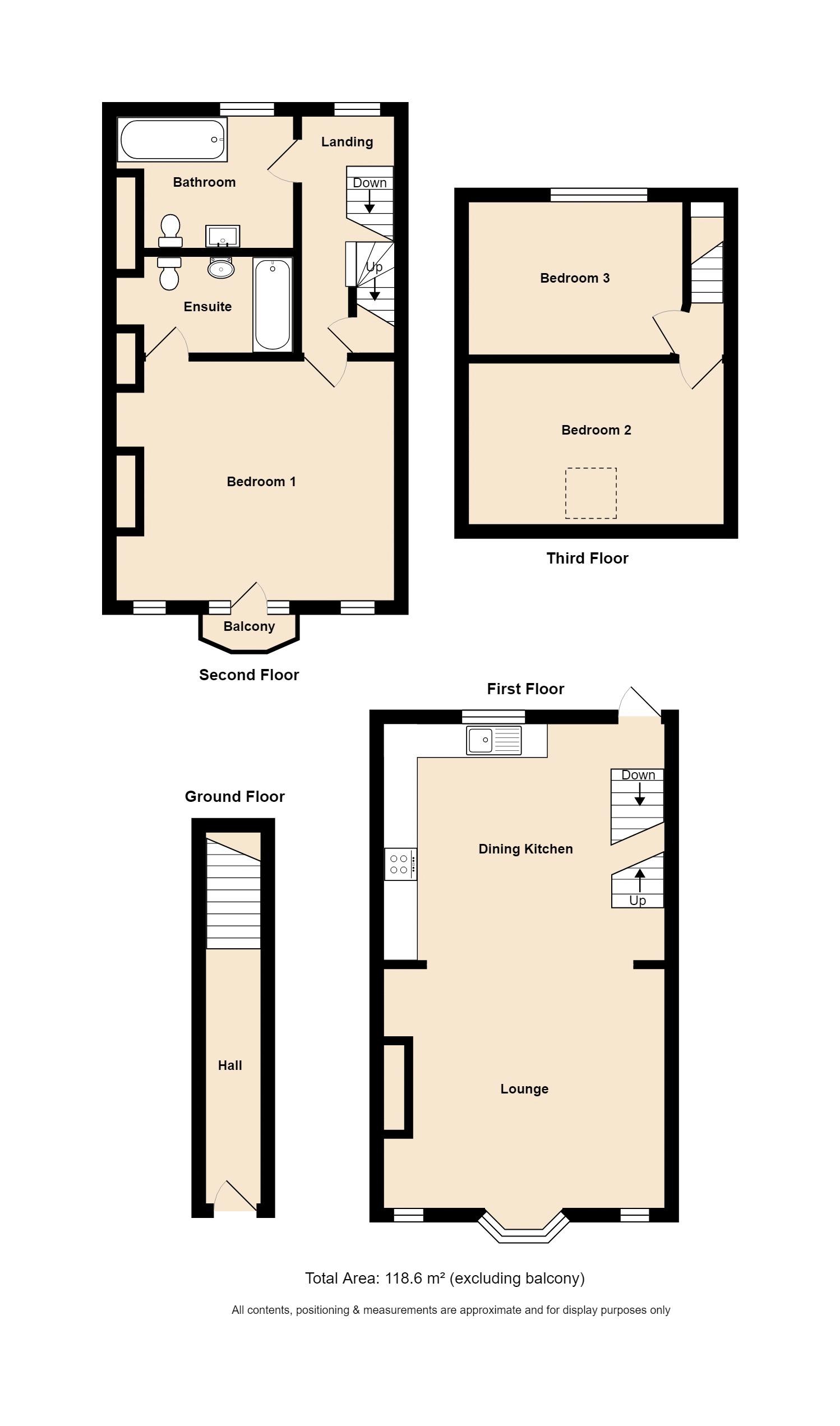 3 Bedrooms Flat for sale in Lawton Street, Congleton CW12