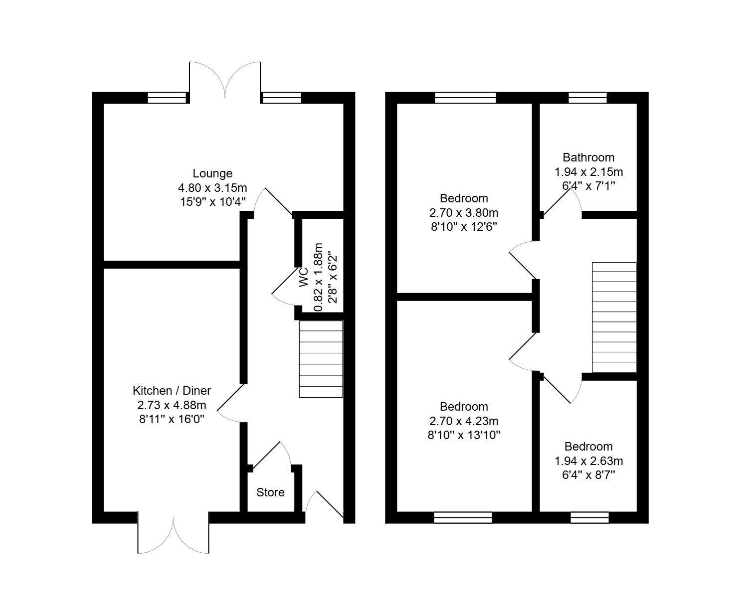 18, Red Holt Avenue, Keighley floorplan