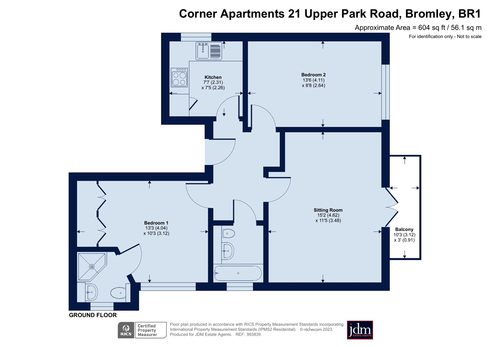 Upper Park Road, Bromley BR1, 2 bedroom flat for sale 64881276 PrimeLocation