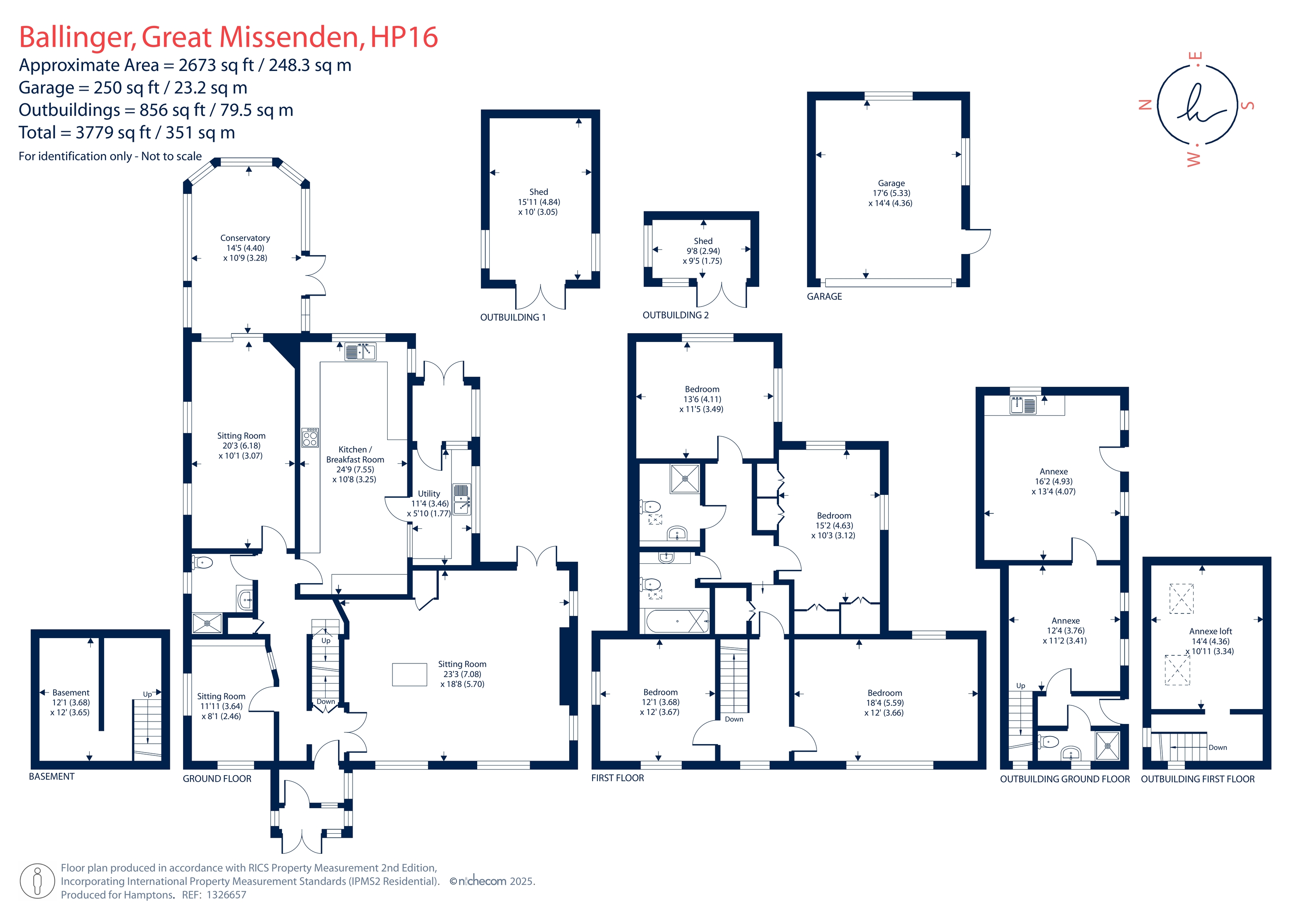 Richwood House, Ballinger Road, Great Missenden floorplan