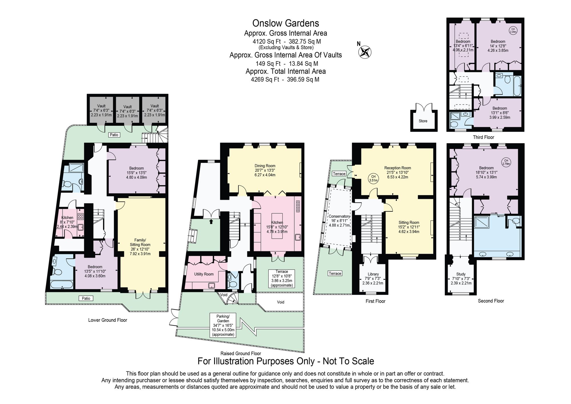 9a Onslow Gardens, London floorplan