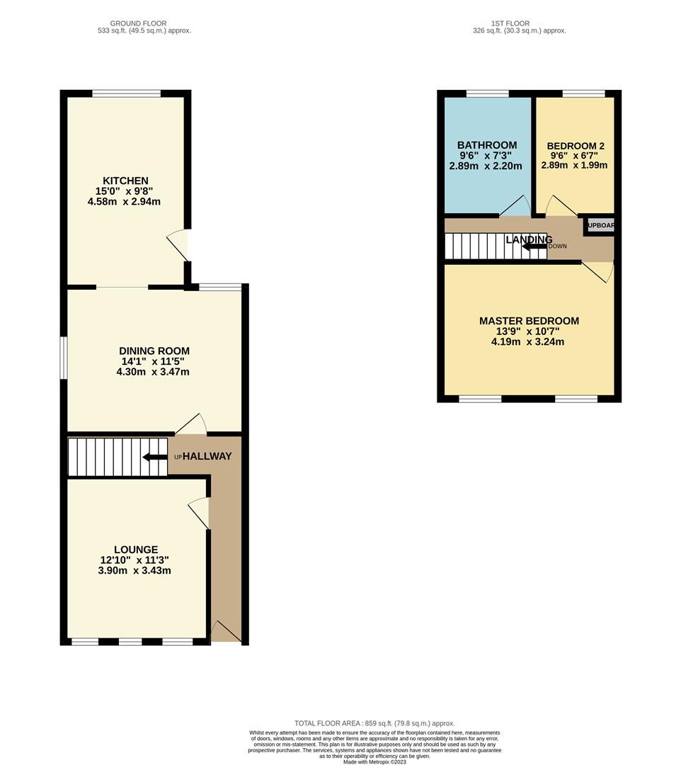 279, Liverpool Road, Southport floorplan