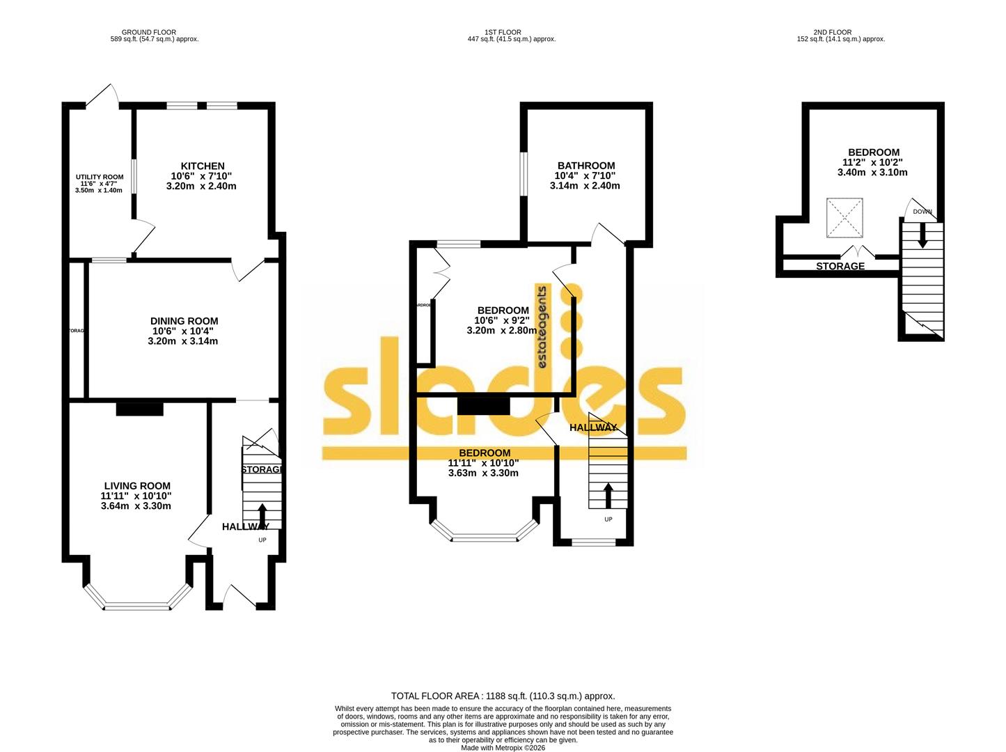 85, Victoria Road, Bournemouth floorplan