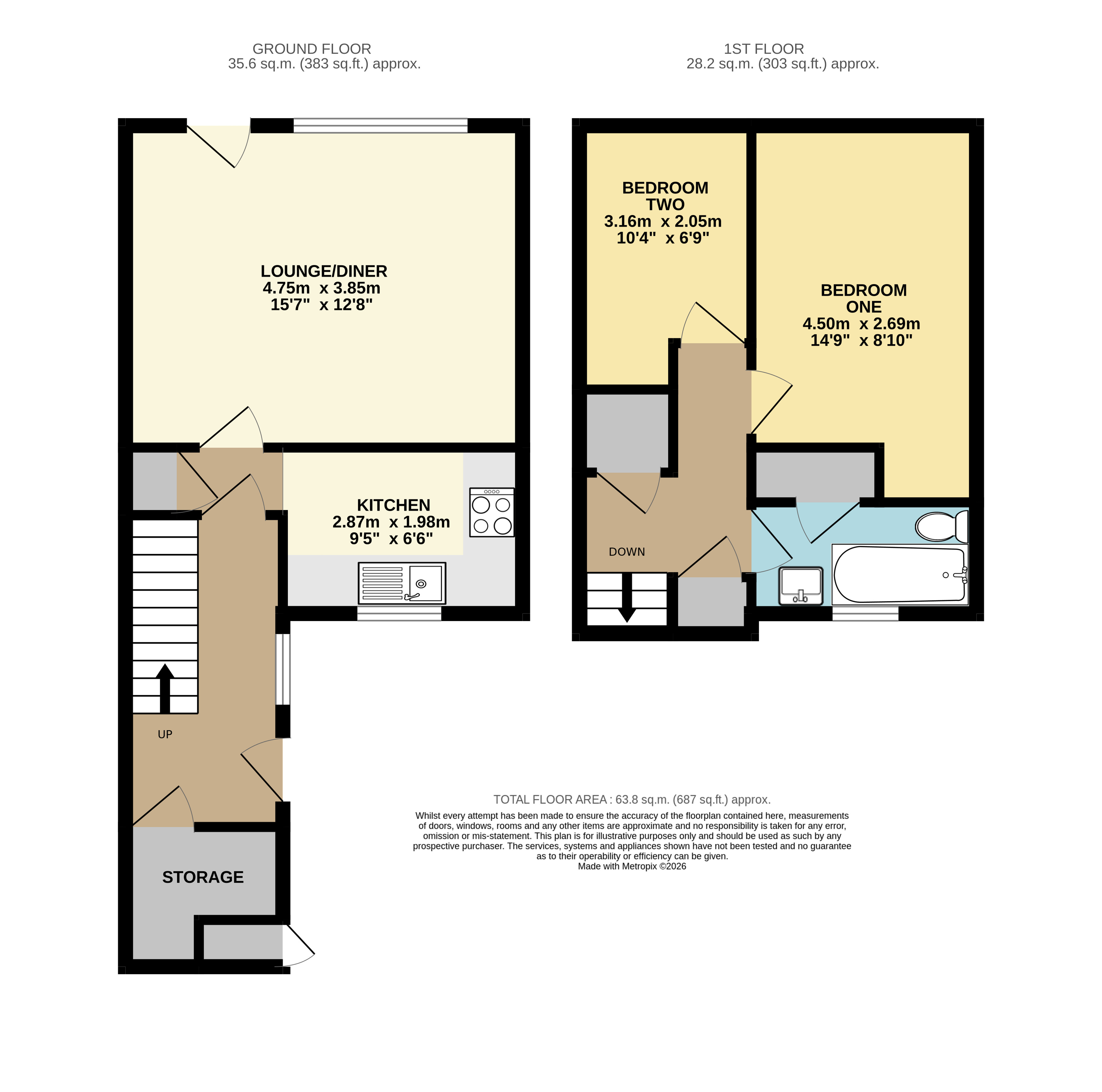 118, Spoondell, Bedfordshire floorplan