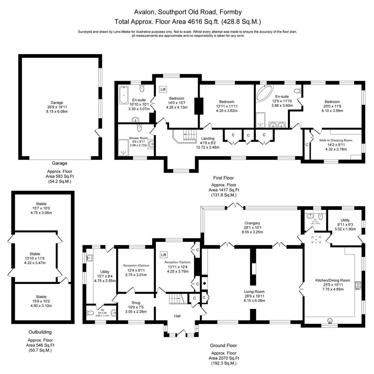 Avalon, Southport Old Road, Formby floorplan