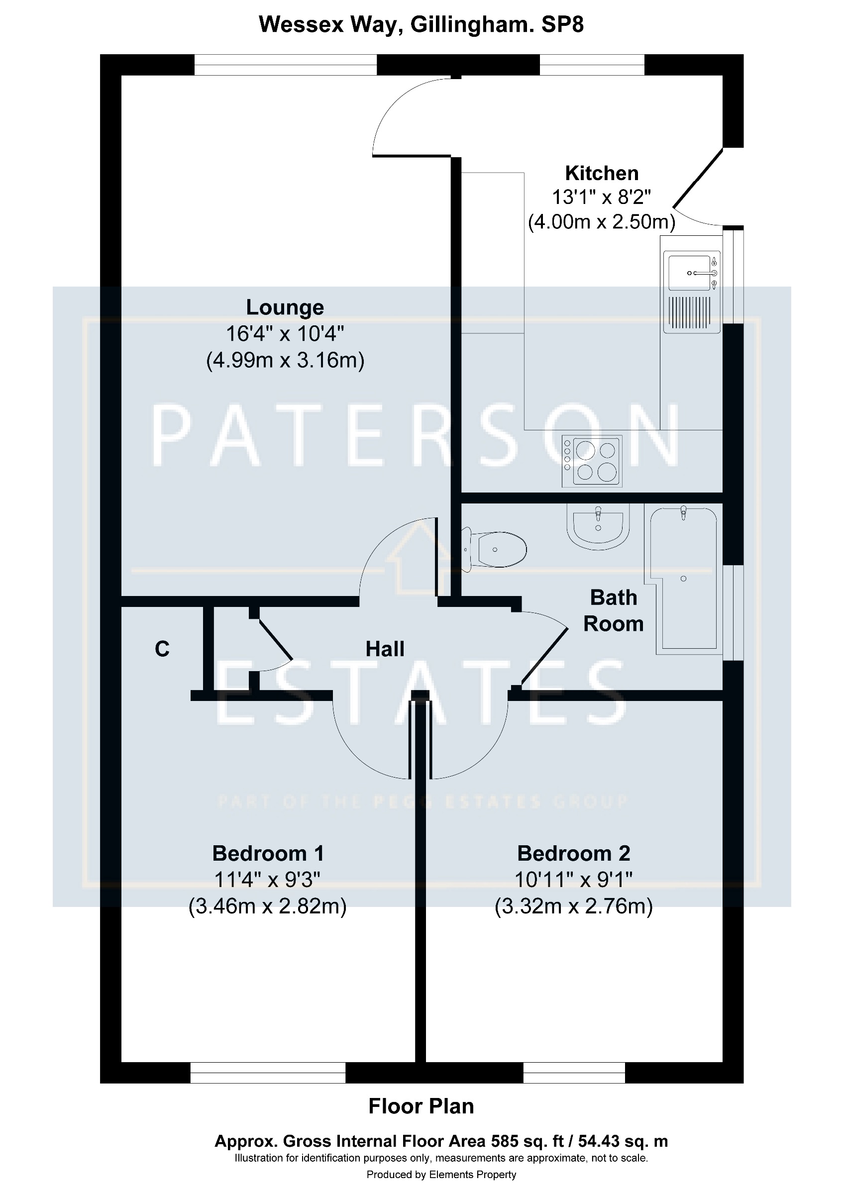 15 Wessex Way, Gillingham floorplan