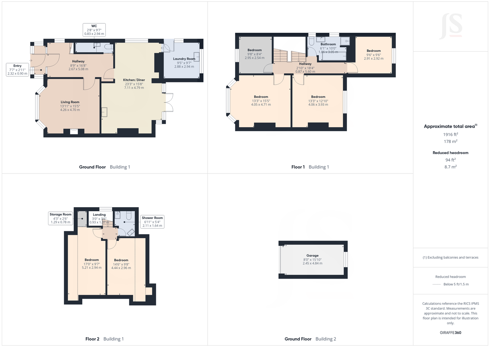 60, Woodlea Road, Worthing floorplan