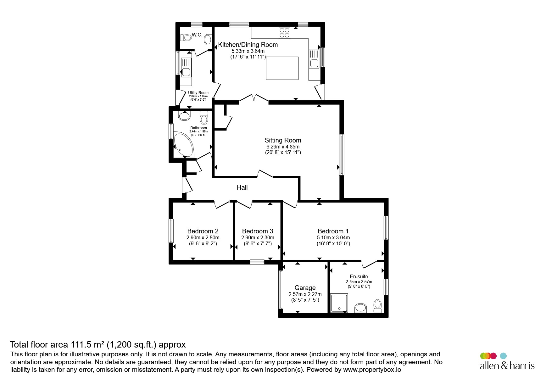 5, Paddock Close, Wallingford floorplan