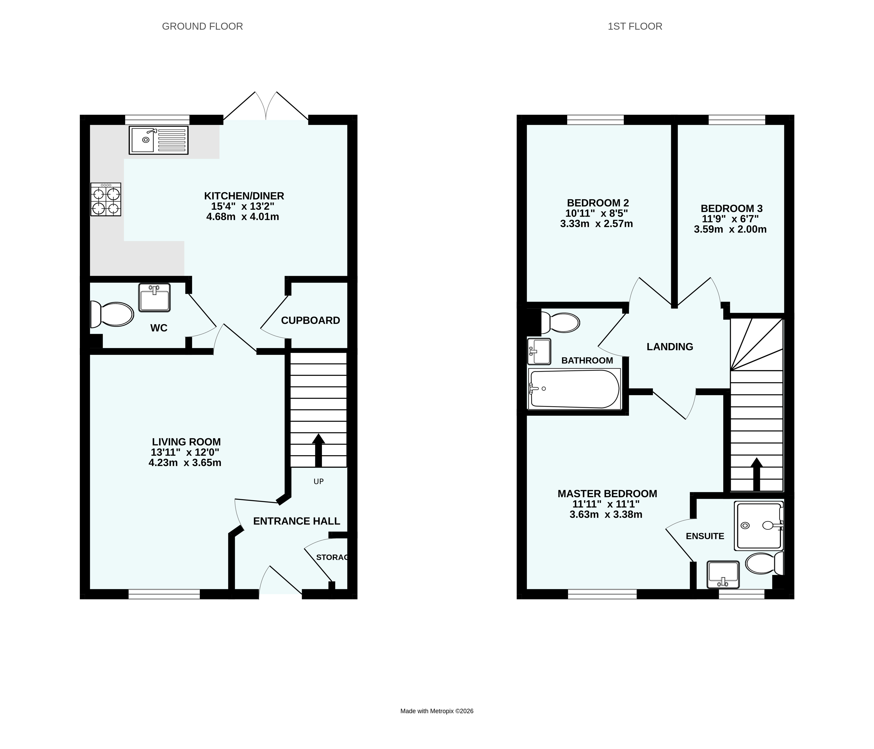 40, Higher Furlong Road, Exeter floorplan