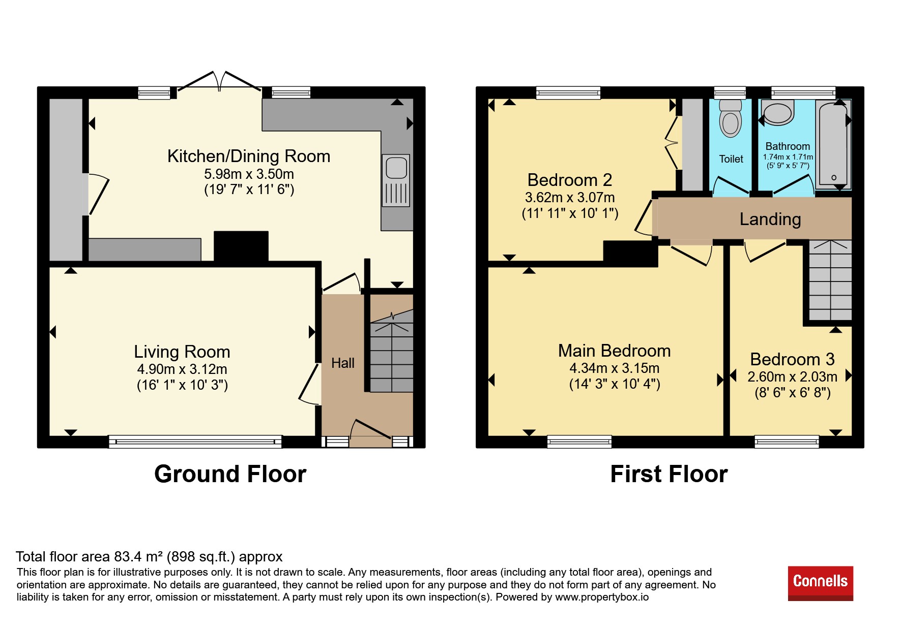8, Woodlands Way, Rugeley floorplan