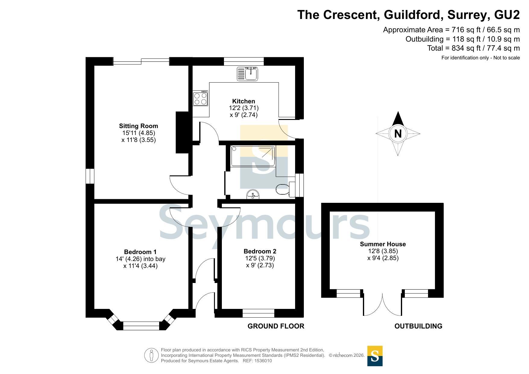 The Crescent, Surrey floorplan