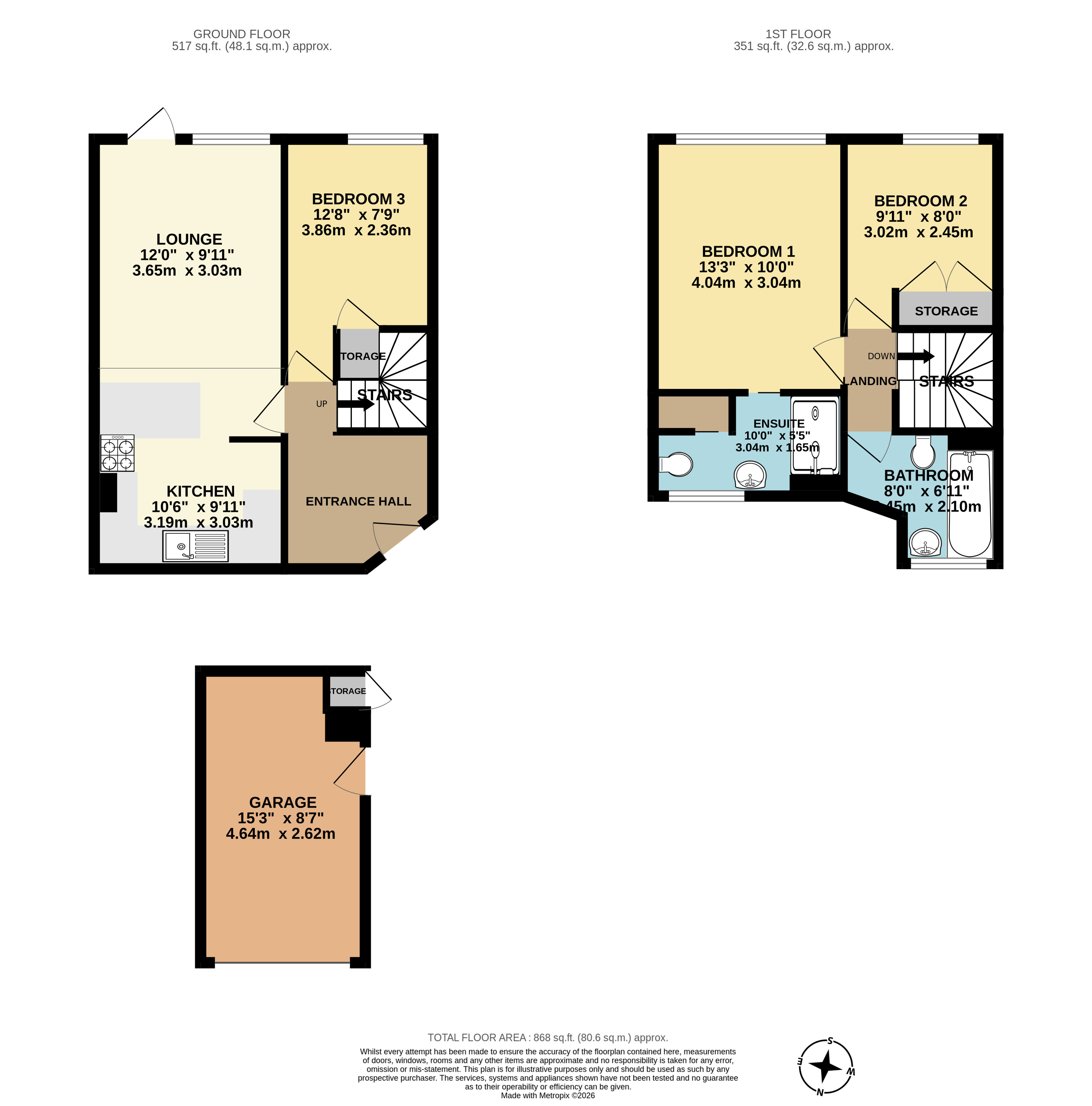 212, Roseholme, Maidstone floorplan