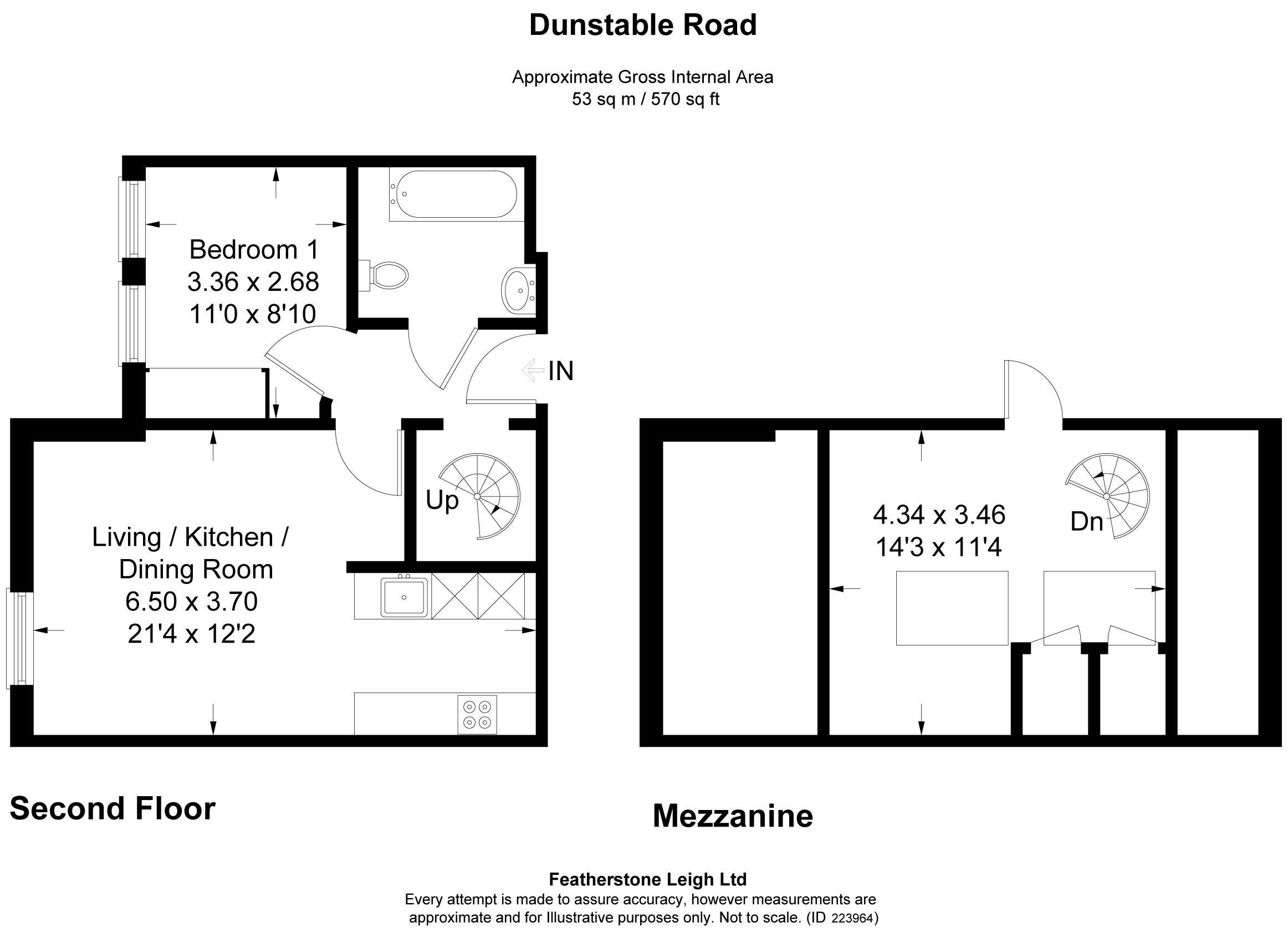 2 Bedrooms Flat to rent in Dunstable Road, Richmond TW9
