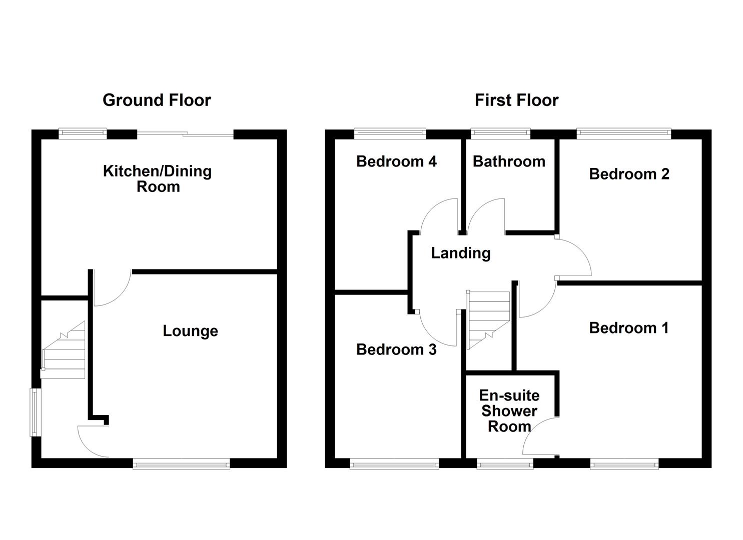 16, Healey Crescent, Ossett floorplan