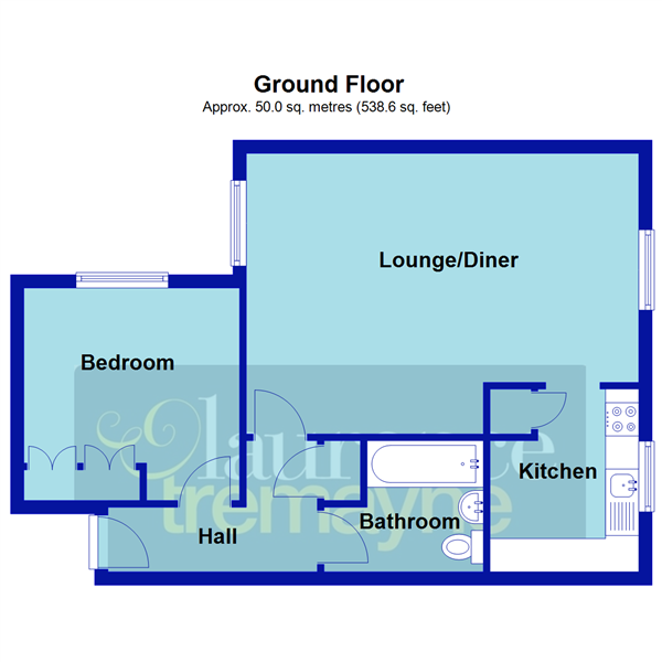 Flat 4,, The Cloisters, DAVENTRY floorplan