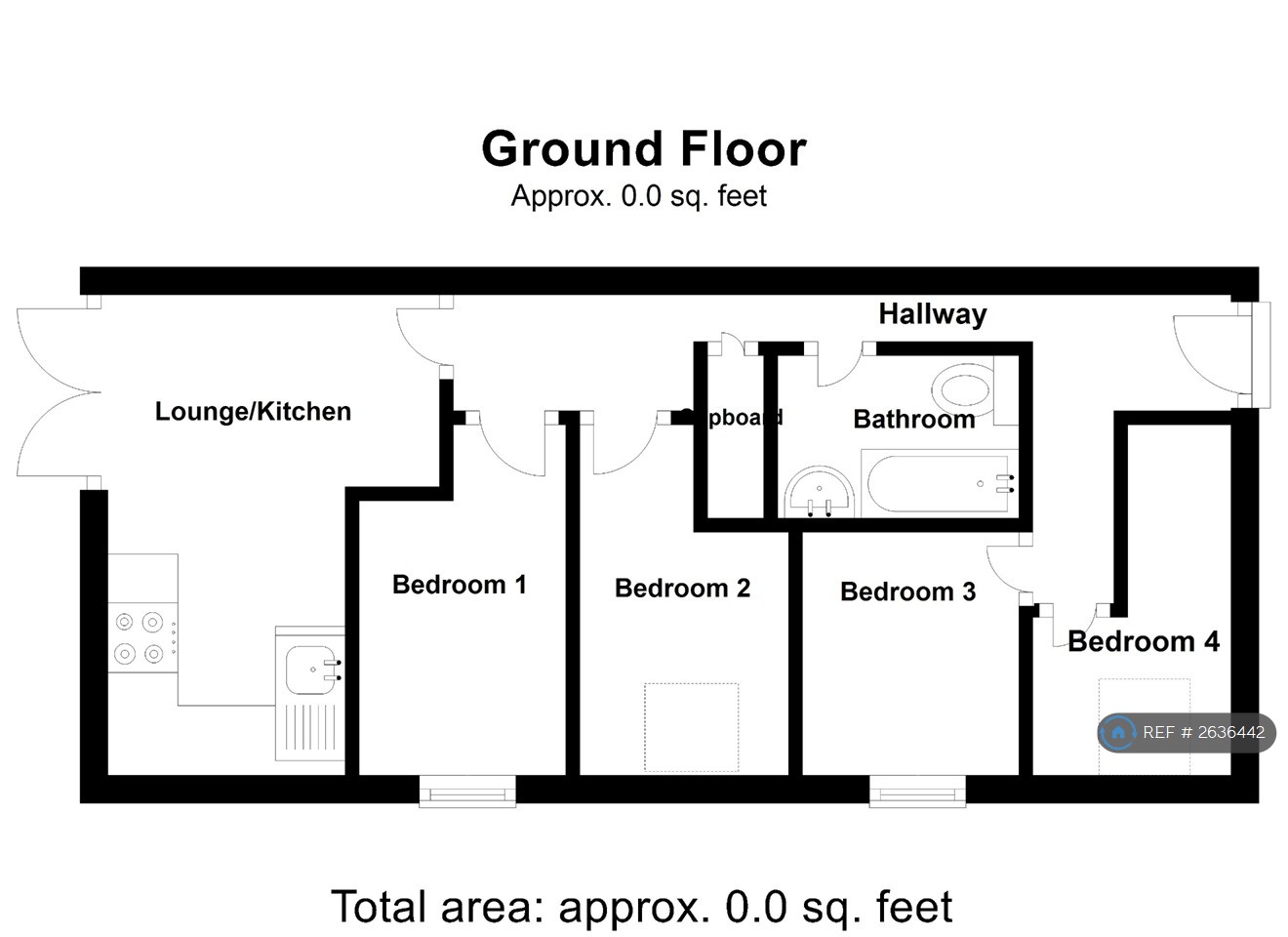 Hampton Lane, Bristol floorplan