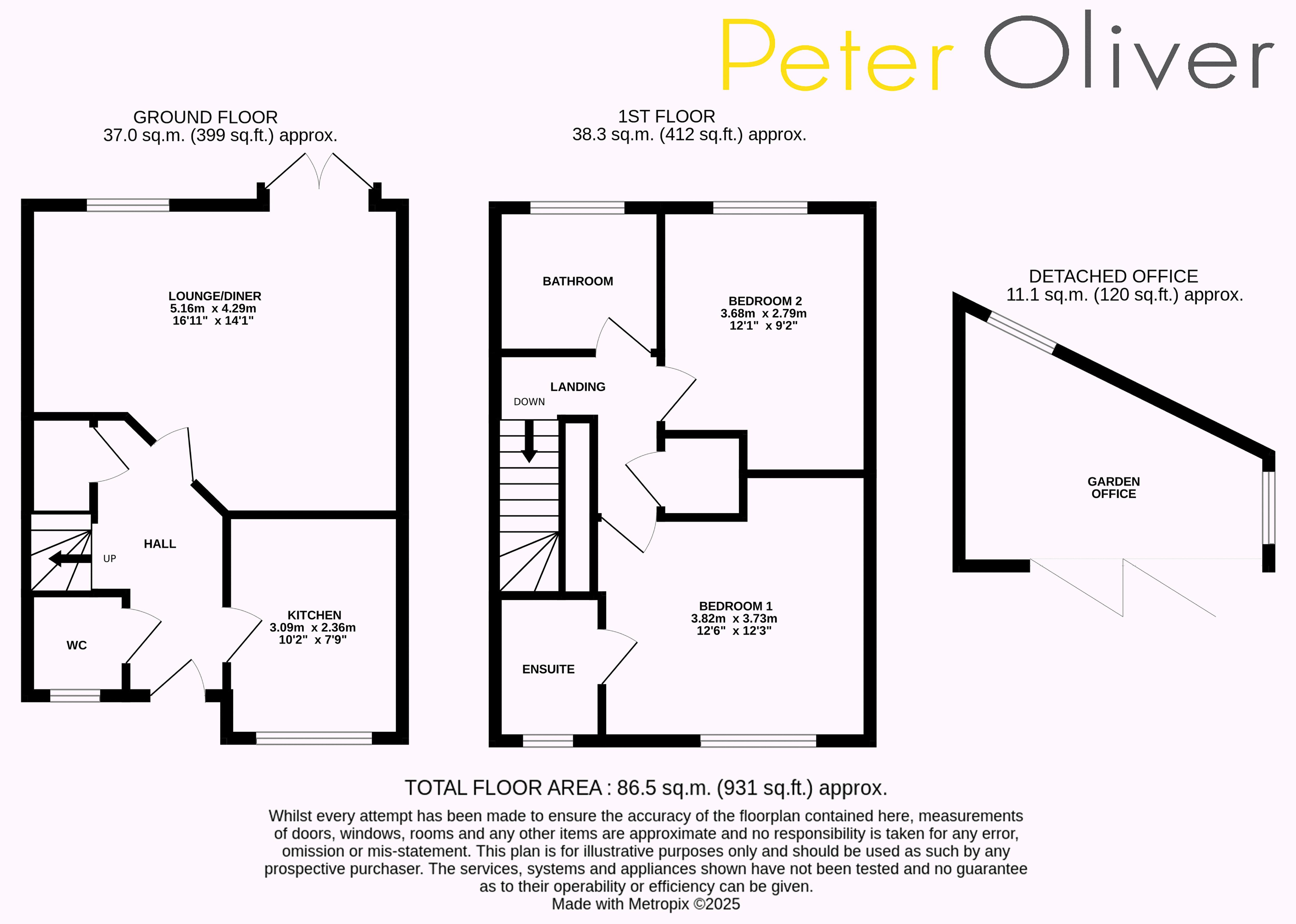 6, Culpeper Close, Isfield floorplan