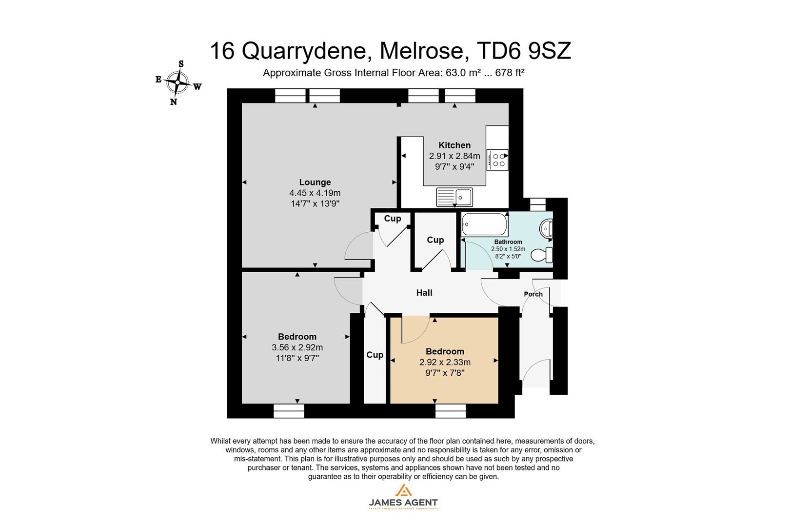 16, Quarrydene, Melrose floorplan