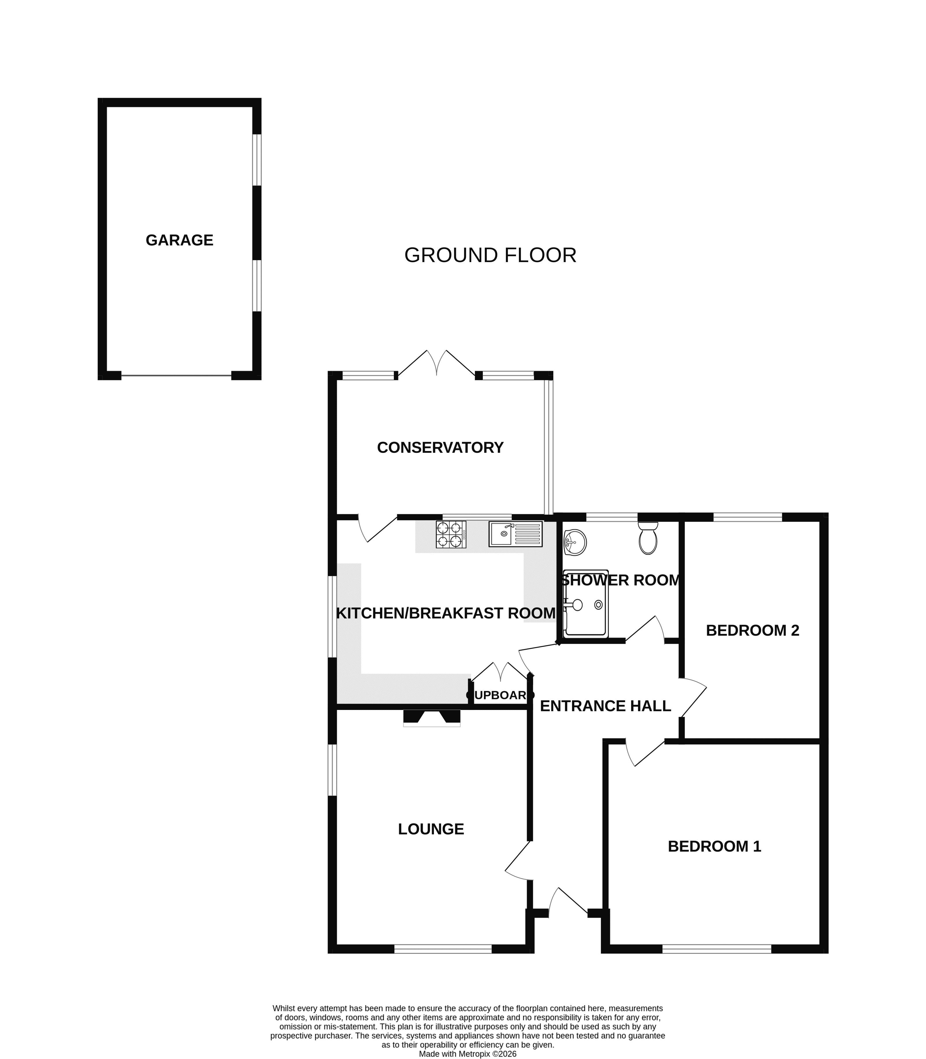 33, North Road, Horndean floorplan