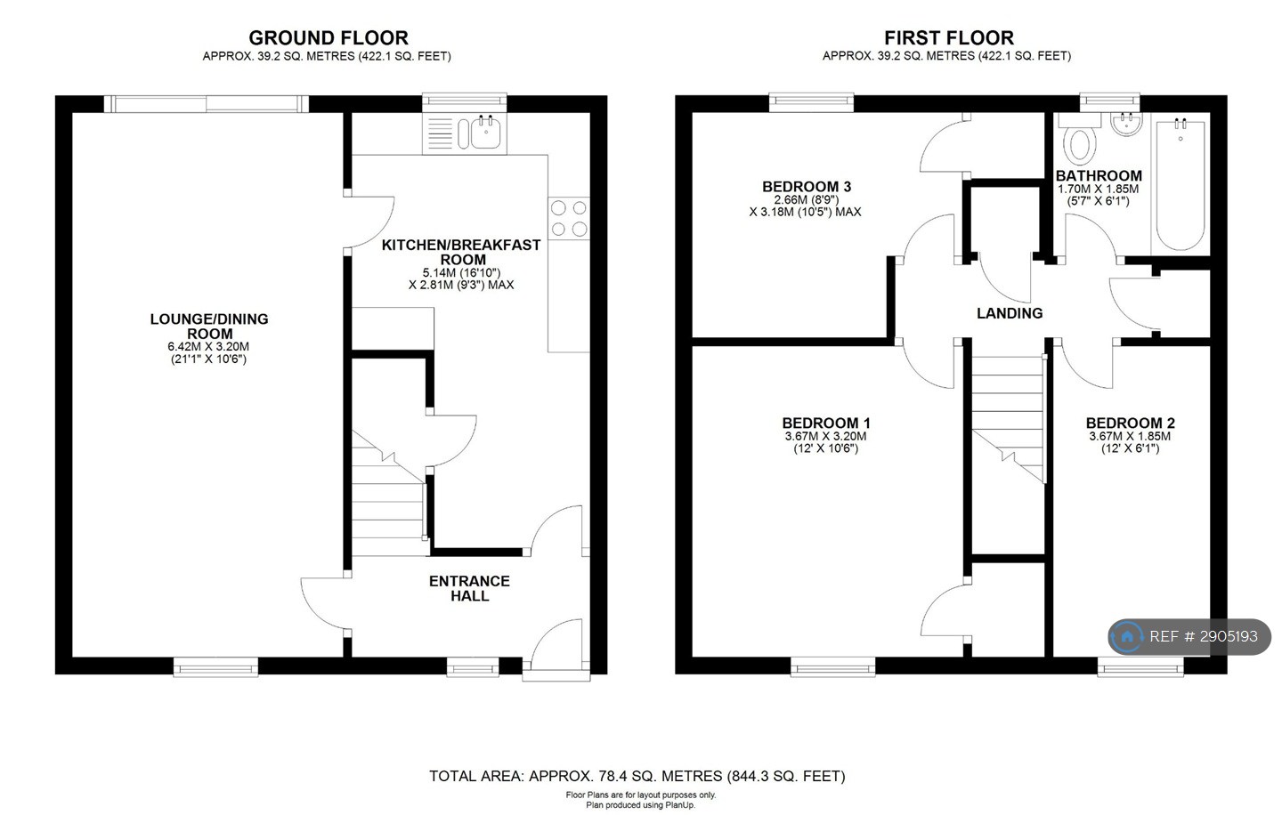 Cardigan Close, Bletchley, Milton Keynes floorplan