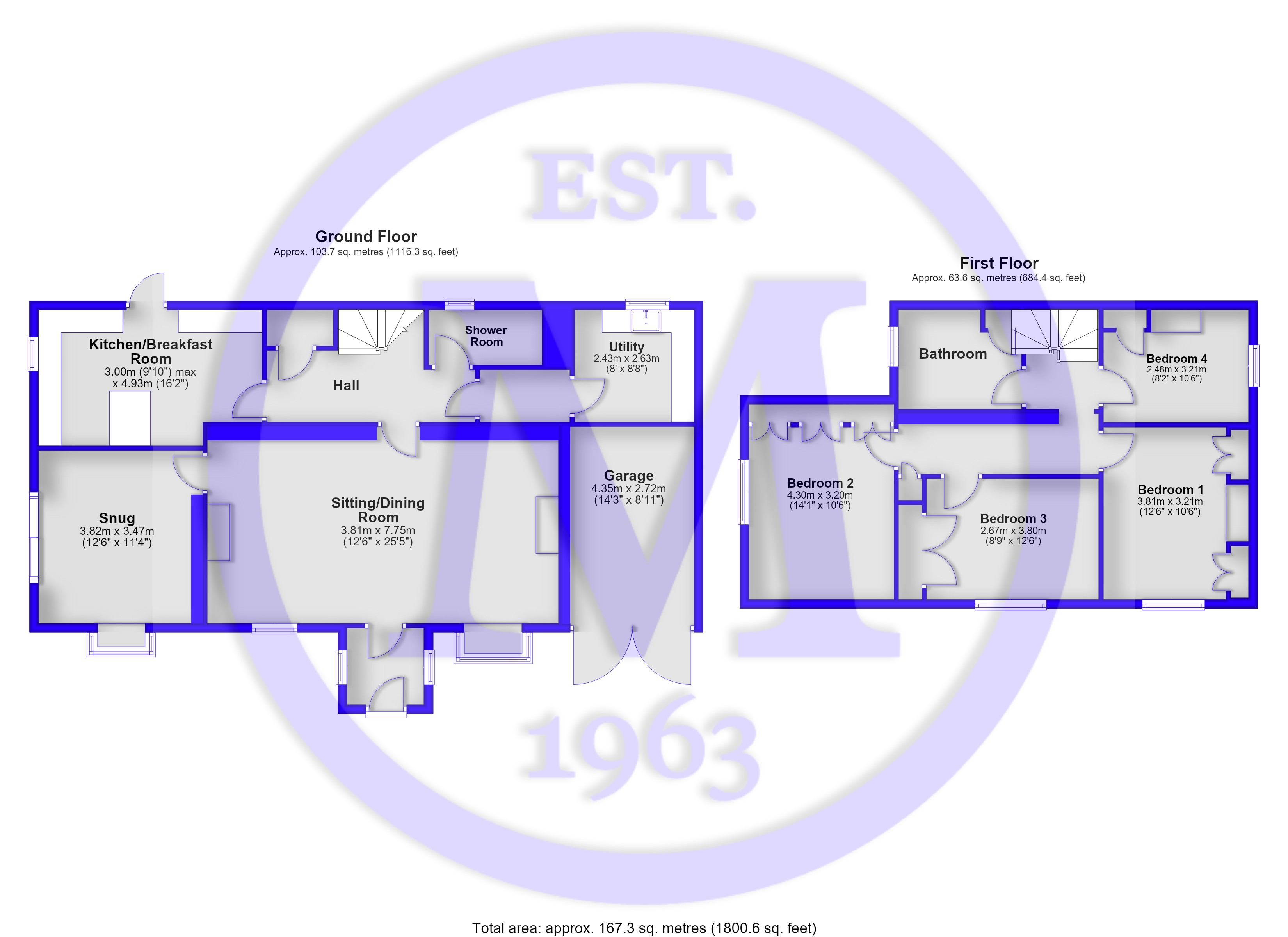 The Old Cottage,, Meadow Way, New Milton floorplan