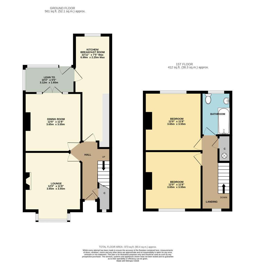 11, Dronfield Road, Coventry floorplan