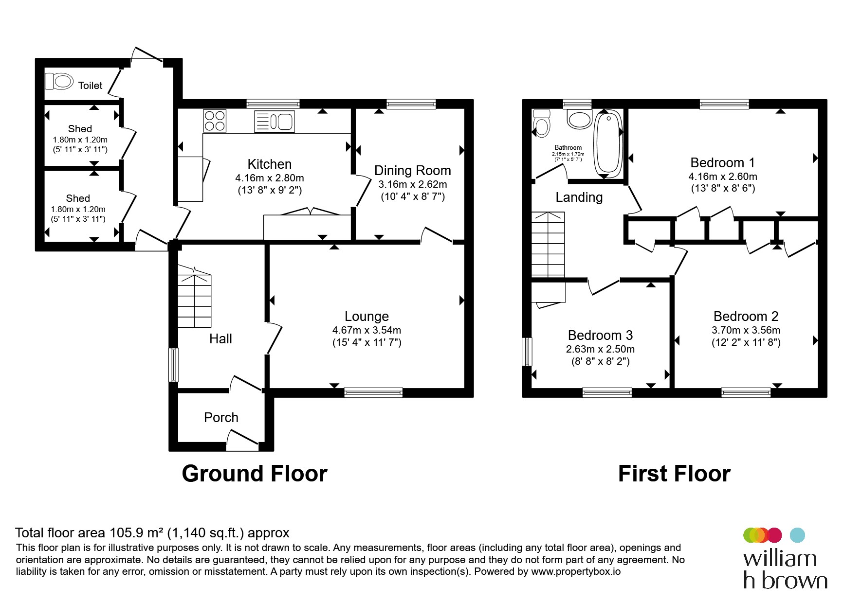 6, Danes Way, Brentwood floorplan