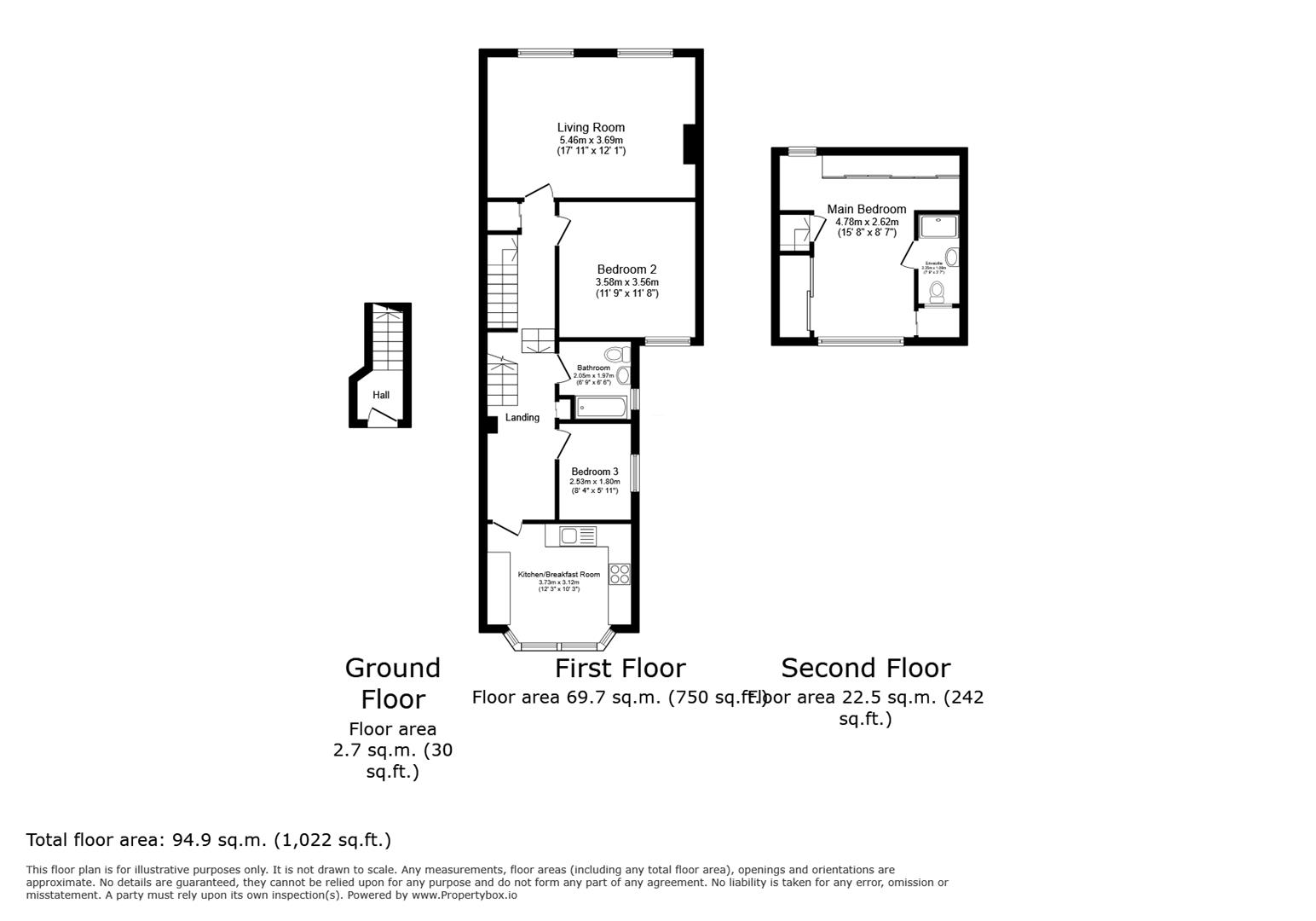 23, Radcliffe Road, London floorplan