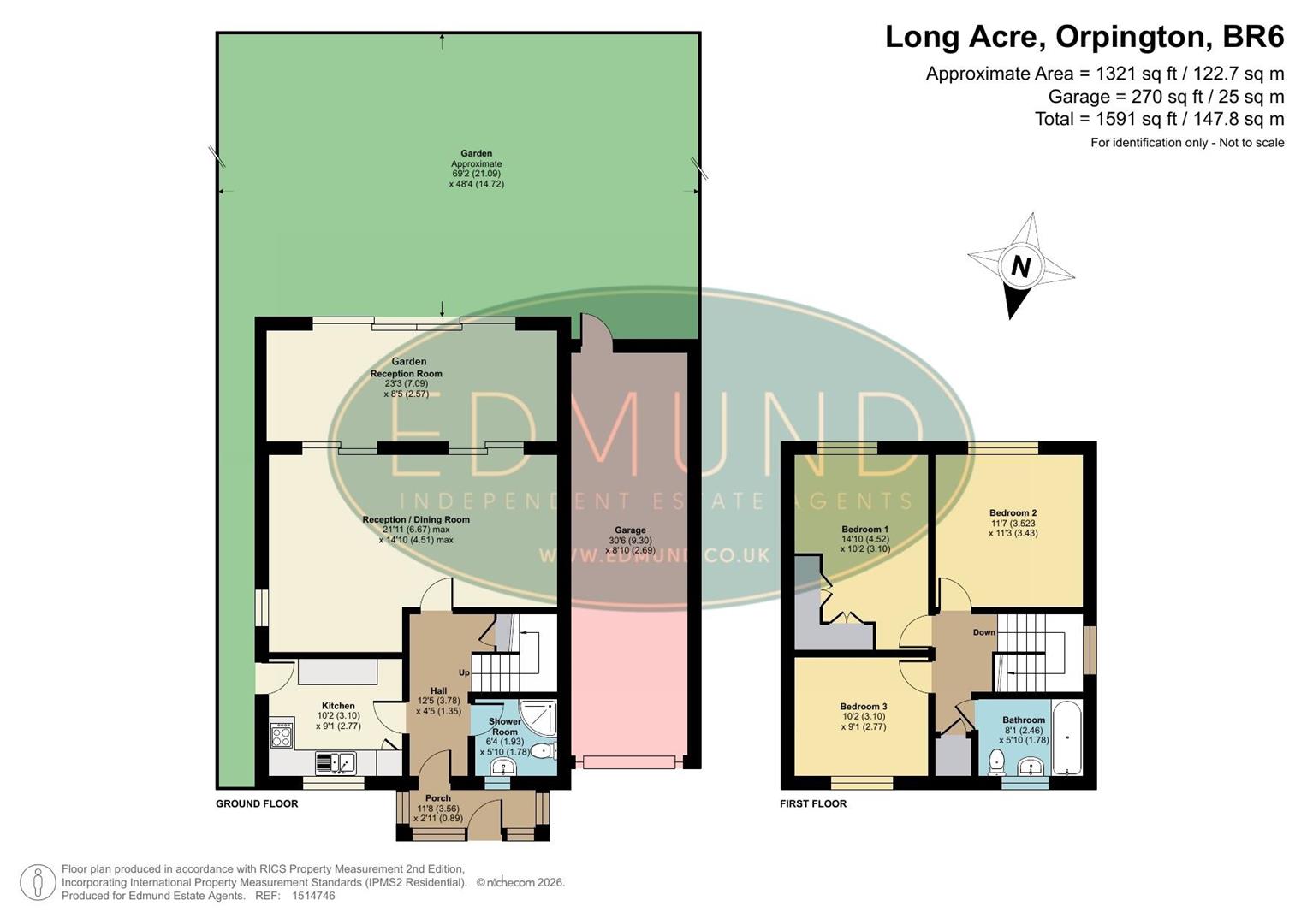 2, Long Acre, Orpington floorplan