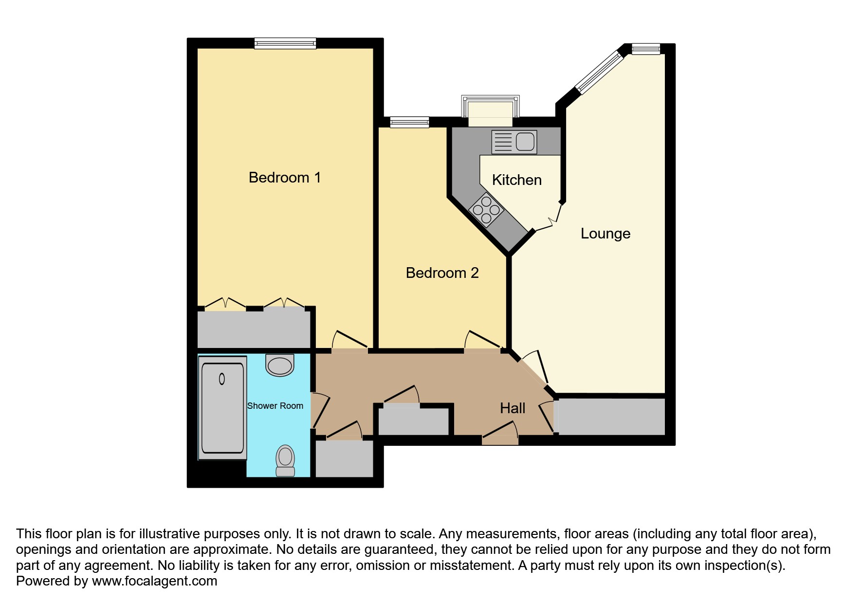 41, Culliford Court, Dorchester floorplan