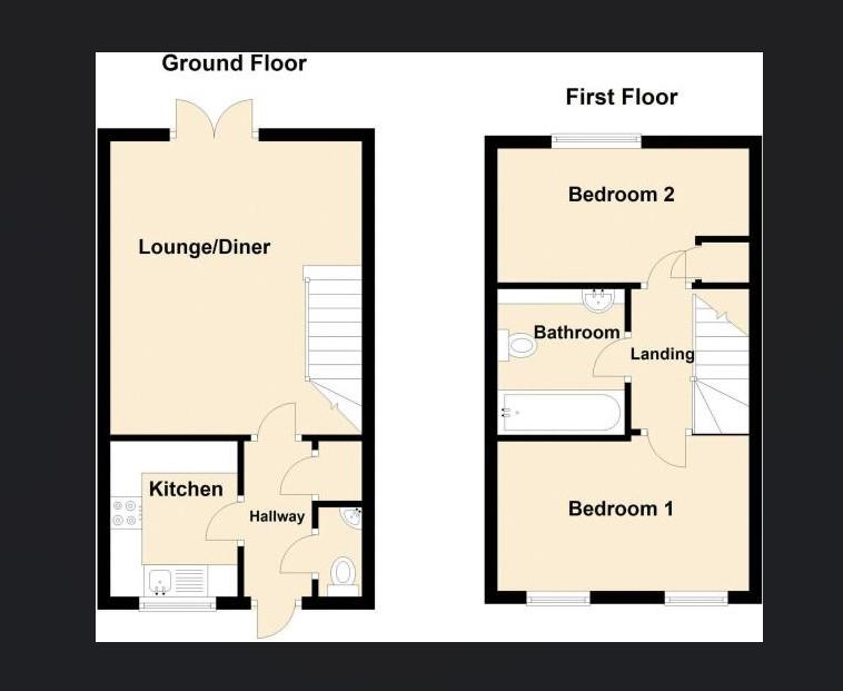 16, Sunset Road, London floorplan