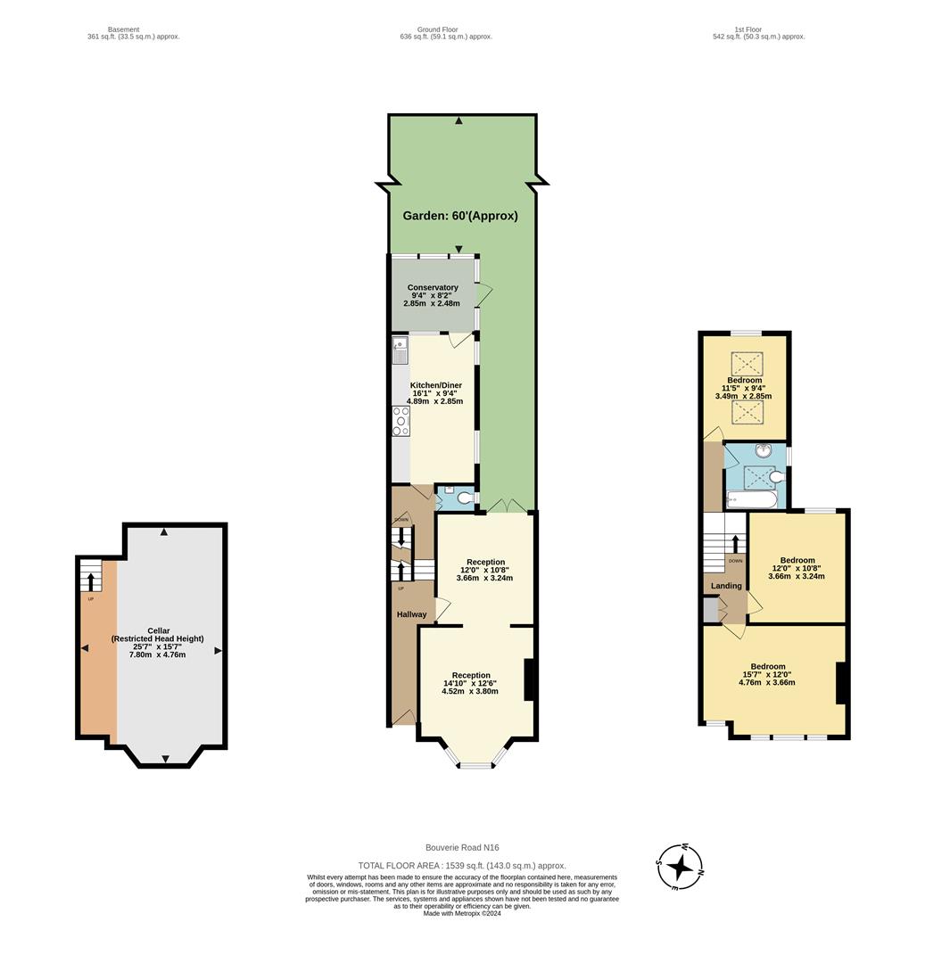 Bouverie Road, London N16, 3 bedroom terraced house for sale 66510814