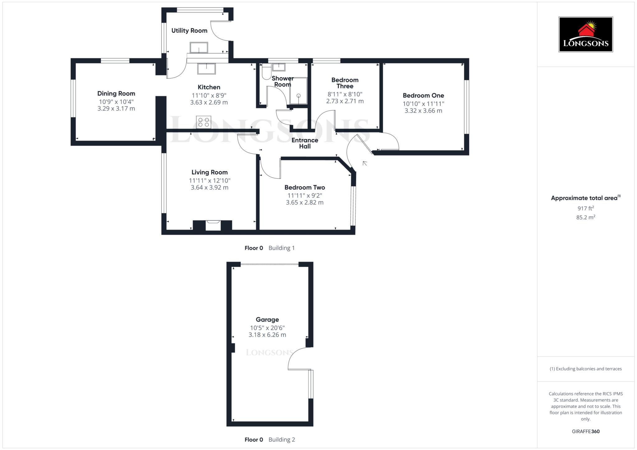 Sandy Lane, Dereham floorplan