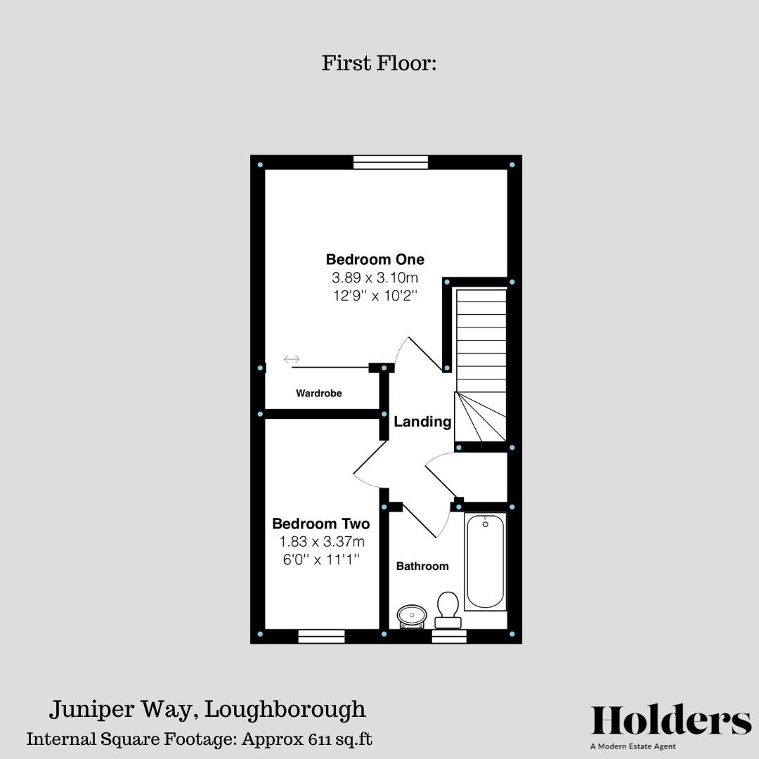 14, Juniper Way, Loughborough floorplan