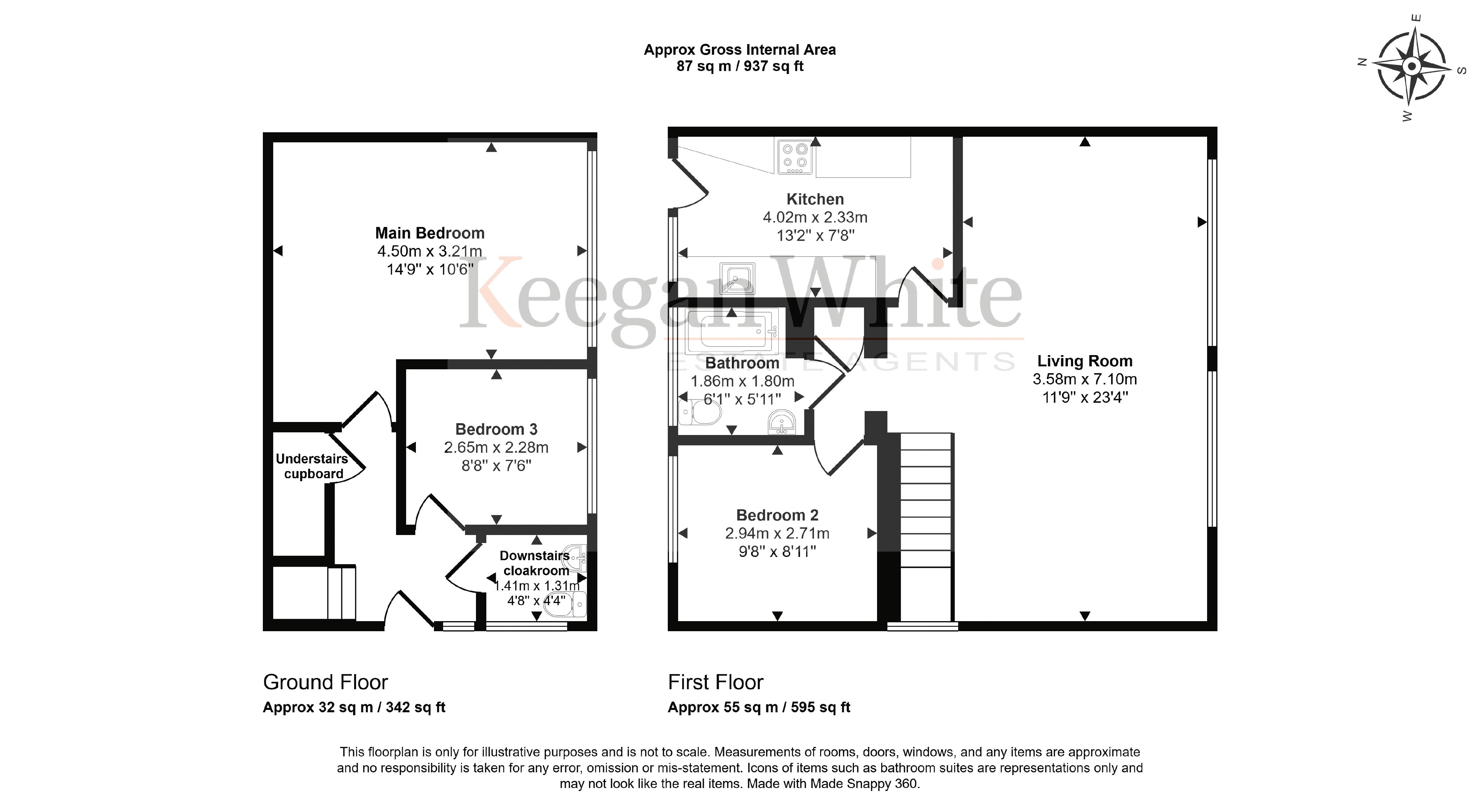 22, Combe Rise, High Wycombe floorplan