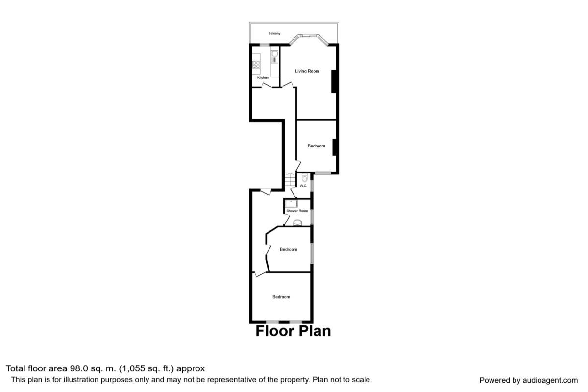 3 Bedrooms Flat for sale in Marine Parade, Worthing BN11