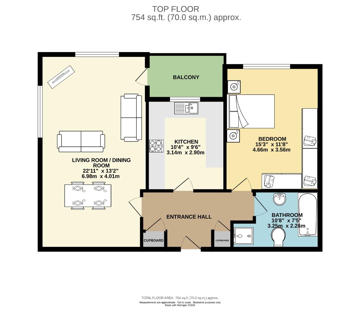 Flat 17, Barfield House, Spath Road, West Didsbury floorplan