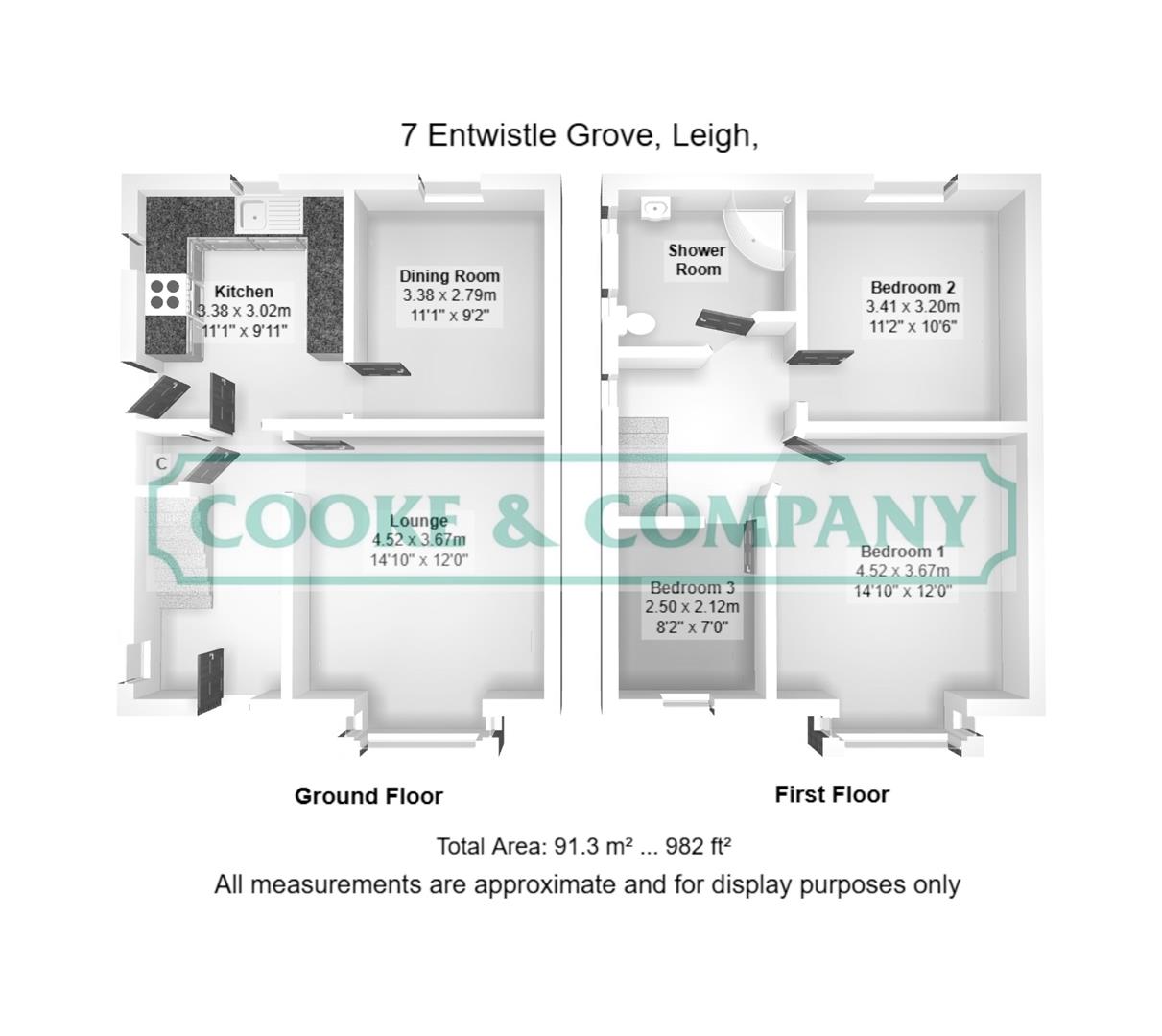 7, Entwistle Grove, Leigh floorplan