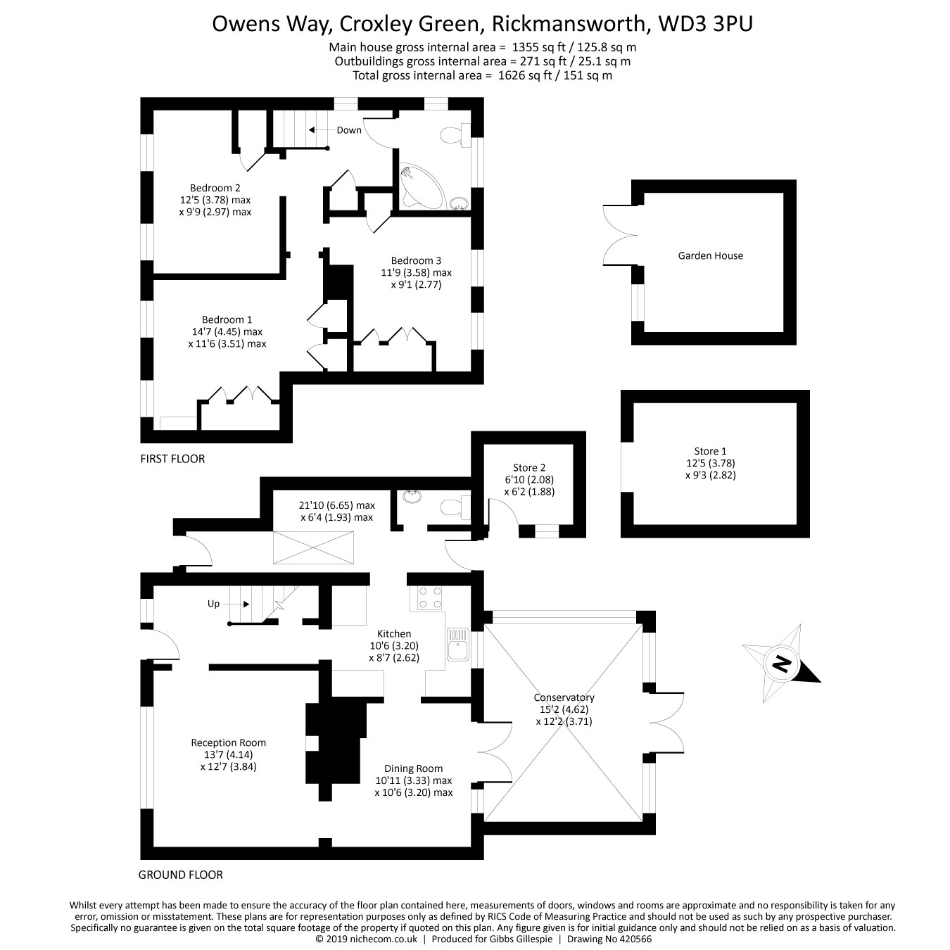 3 Bedrooms End terrace house for sale in Owens Way, Croxley Green, Rickmansworth, Hertfordshire WD3