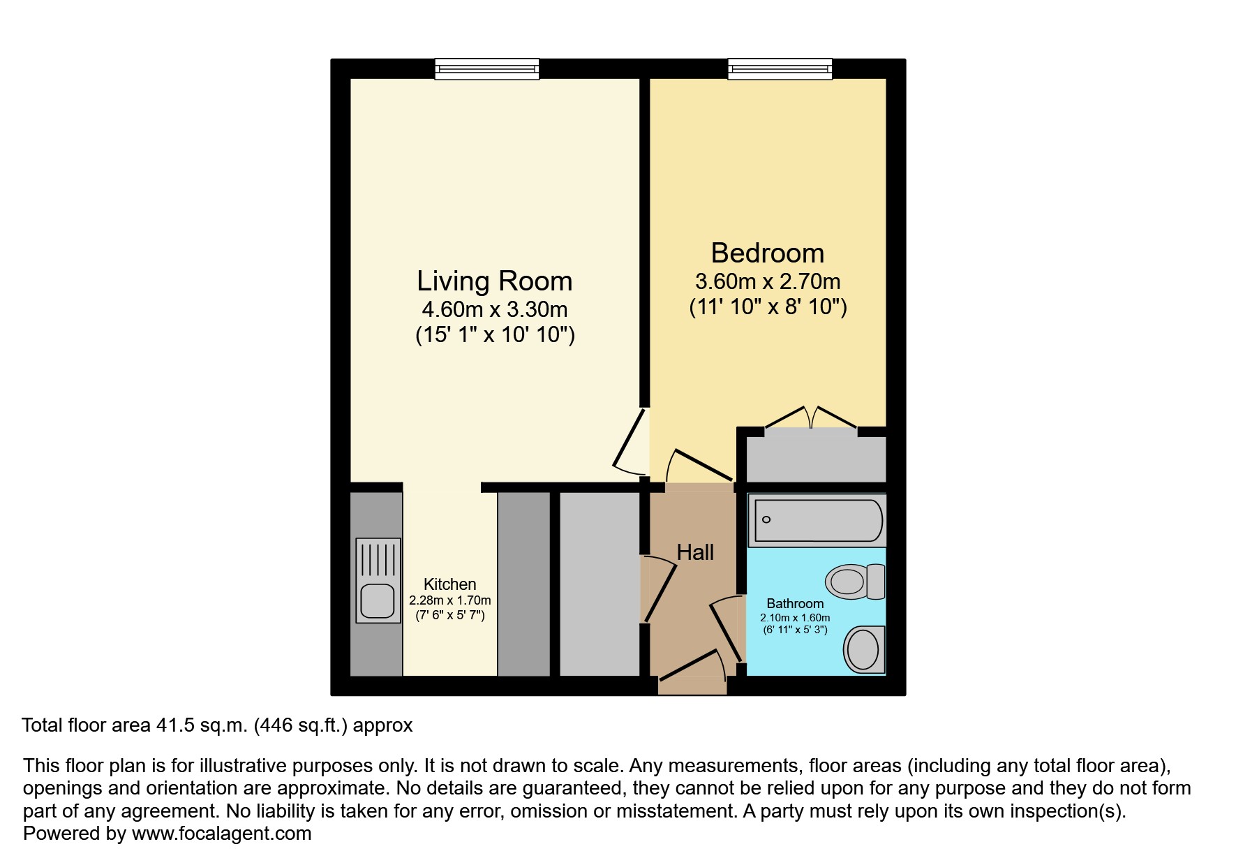 50, Homepoint House, Bitterne floorplan