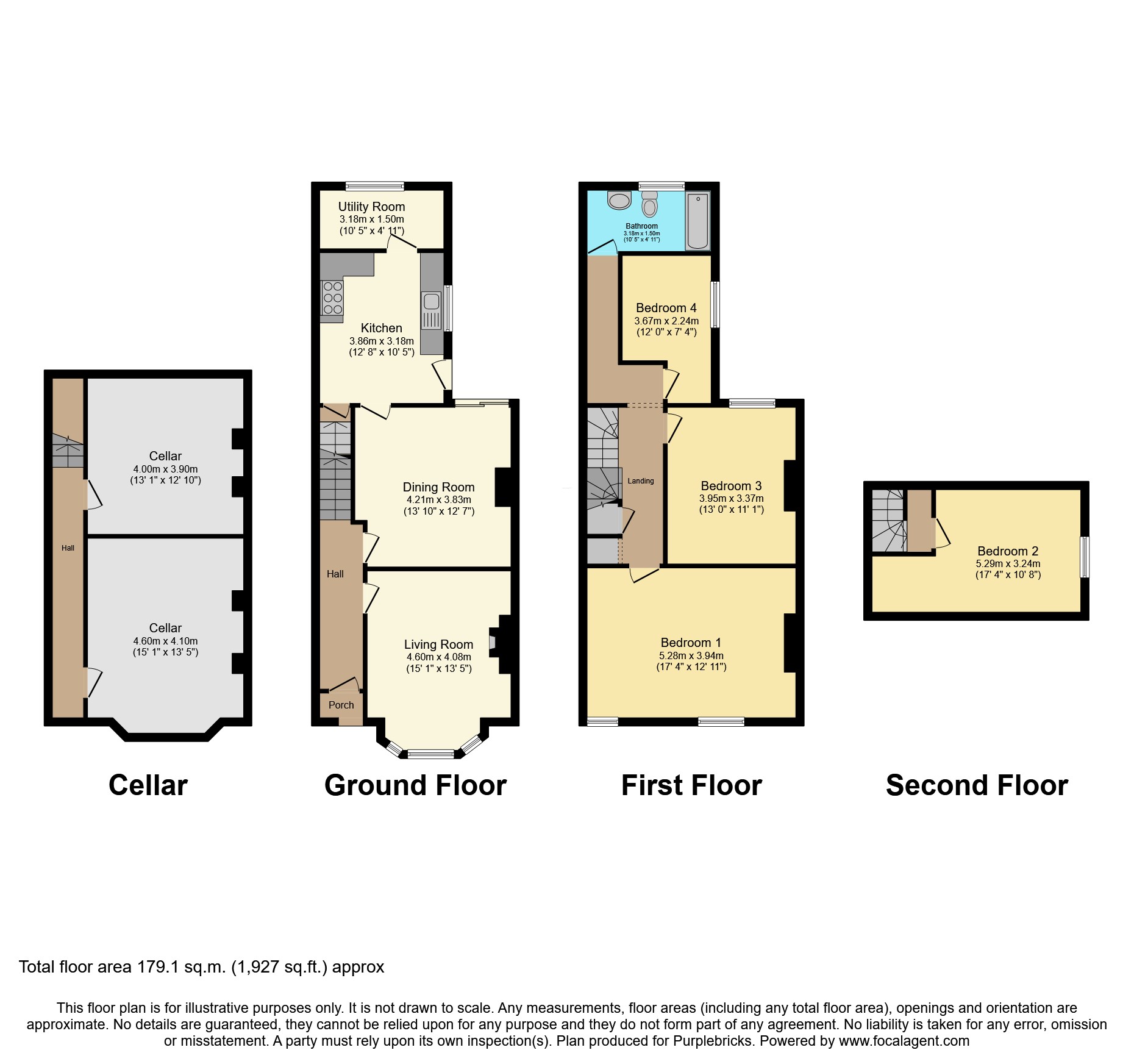 7 Regent Street, Regent, Nottingham floorplan