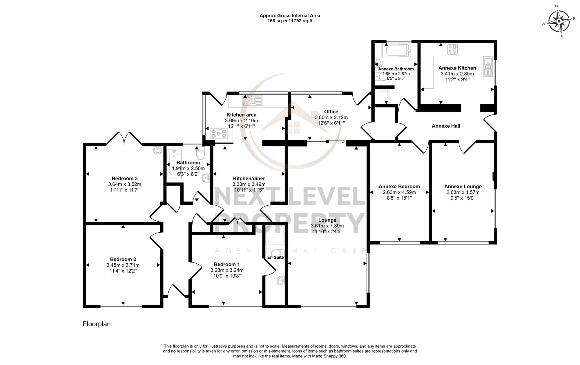 58 Leverington Common, Wisbech floorplan