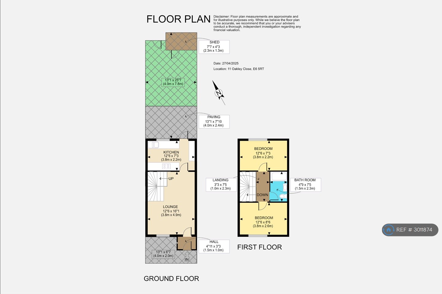 Oakley Close, Beckton, London Beckton floorplan