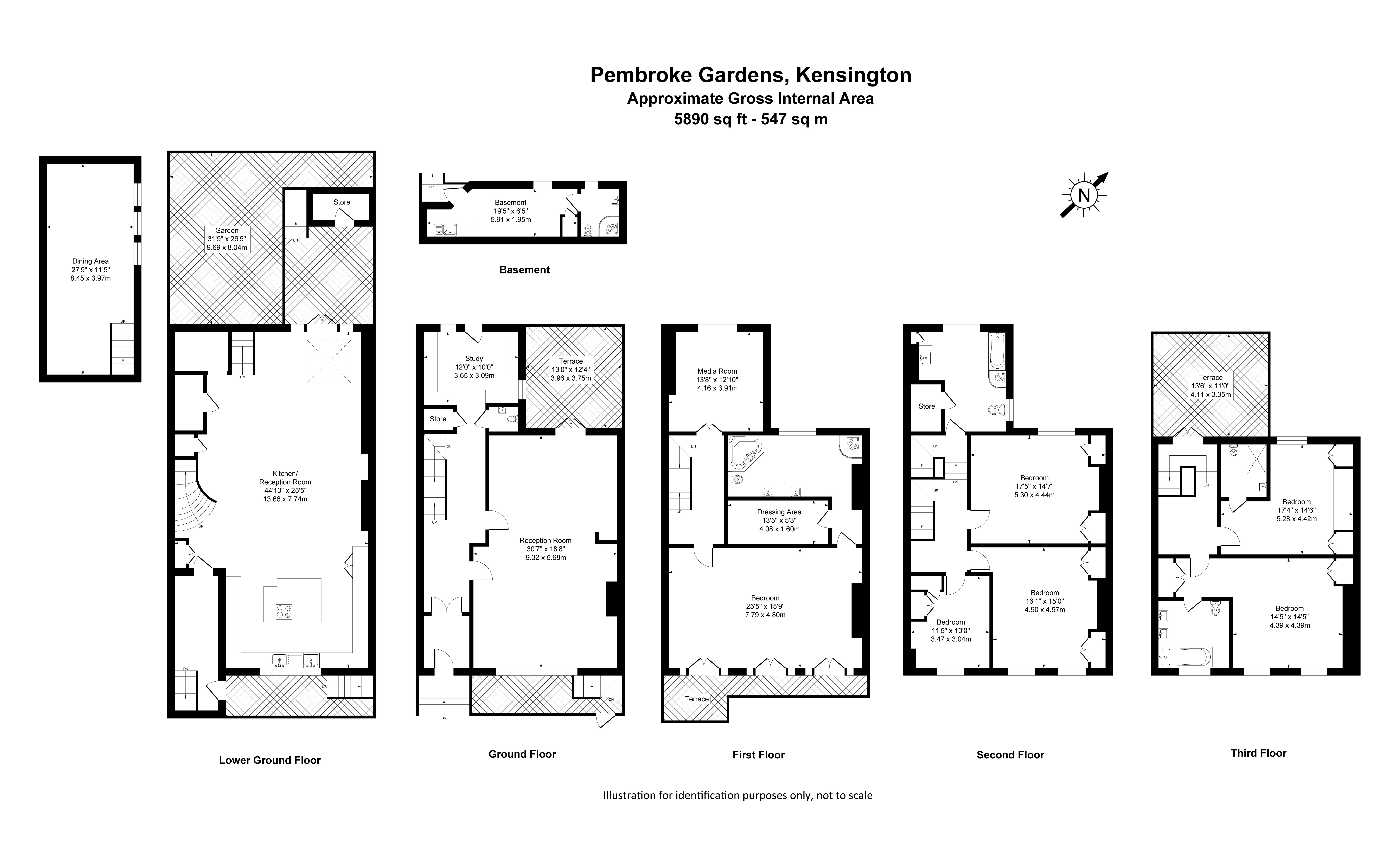 29, Pembroke Gardens, London floorplan