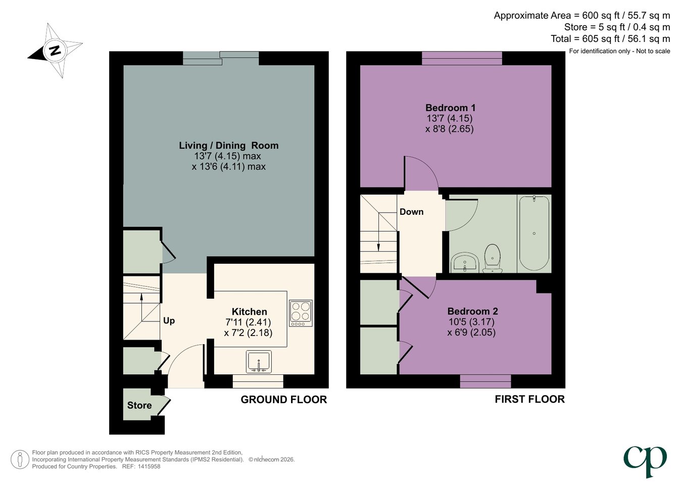 25, Shelton Avenue, Toddington floorplan