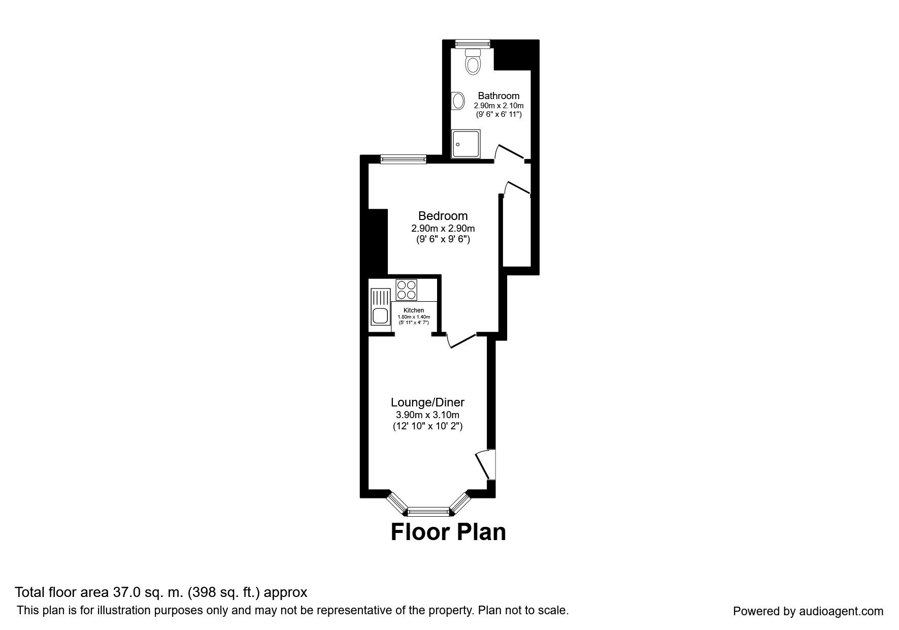 1 Bedrooms Flat to rent in Redearth Road, Darwen BB3